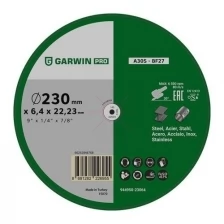 GARWIN PRO 944950-23064P Круг зачистной A30S-230x6.4x22.23-T27 мет/нерж (Польша)